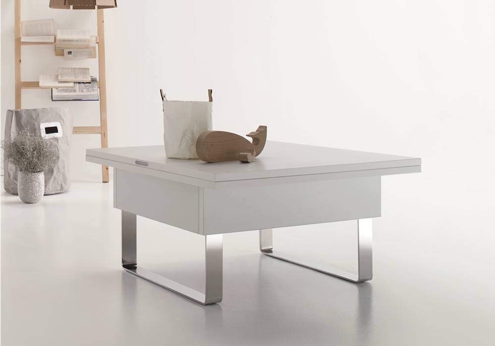 coffee table with a dining table