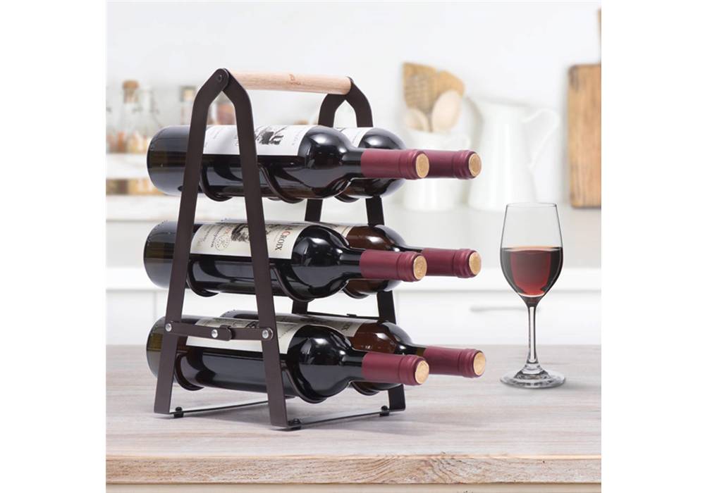 Tabletop Wood Wine Holder