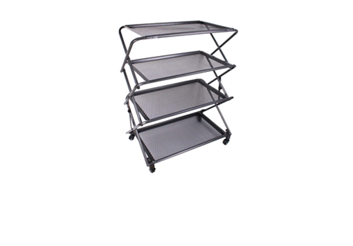4-Tier Folding Kitchen Shelf